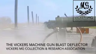 Muzzle Blast from the Vickers and Bren Machine Guns