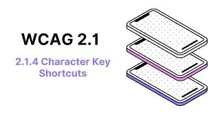 WCAG 2.1 Guideline 2.1.4 Character Key Shortcuts