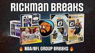 💥 GOLD VINYL 1/1! 💥 Monday Night Rickman LIVE Group Breaks | Basketball! Football! NBA! NFL!