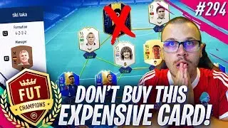 FIFA 19 DON'T BUY THIS EXPENSIVE CARD for FUT CHAMPIONS! IT'S GAME OVER!