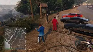 Helping jojo fight this cargo grief....uh oh 🤣 GTA V online!