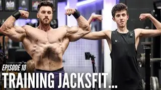 Тренировочная грудь с Jacksfit NATTY VS ENHANCED Skinny Kid Bulking...