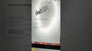 Simple ChatGPT app