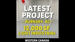 12000 Sq Ft Industrial Floor Transformation | Burnaby, BC