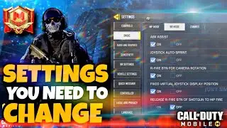 Best Basic Settings You Must Use In CODM BattleRoyale 2025 #codm #codmsettings #callofduty