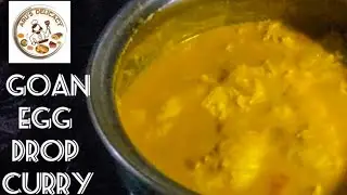 Goan style egg drop curry recipe | Egg drop curry | Egg drop curry goan style