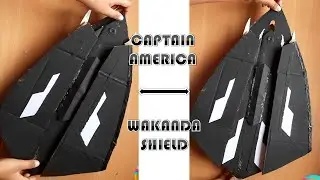 How to make Captain America Expendable Wakanda Shield| Best out of waste| Weapon Galaxy