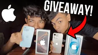 Unboxing iPHONE 16proMax & iPHONE 15 | Giveaway 😳🔥