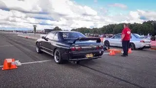 500hp Lancer Evo VII  -vs-  500hp Skyline R32 GT-R