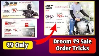 How to book ₹9 product in droom || Droom ₹9 sale ||  Droom ₹9 Order Tips & Tricks