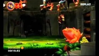 Donkey Kong Country Returns - 1-B Mugly's Mound - 34.67 (Shiny Gold Medal)