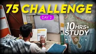 Day 2 of 75-Day UPSC Challenge: Exhausted but Determined! 😤✨