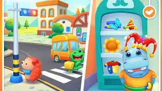 Kids Cartoon Hindi 🐸🦛 | Traffic Light Rules & Fun Dress Up
