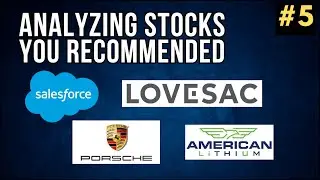 Salesforce, Porsche, Lovesac, American Lithium | Analyzing Stocks You Recommended #5