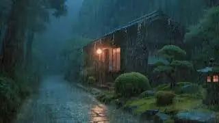Release Control 🌧️ Rainfall by Cabin in Nature for Deep Sleep and Emotional Ease 🌙