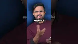 Shaadi ka card hai yaa diss track! 😂 || #shorts #wedding