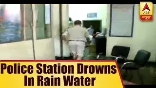 Chhattisgarh: Police Station Drowns In Rain Water In Raipur's Telibandha | ABP News