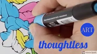 Freestyle abstract ink