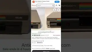 Sale ! COMMODORE 64 VIC-1541 Floppy Disk Drive Powers On 1980s Computer Electronics History