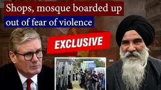 Shops, mosque boarded up out of fear of violence