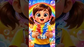 Learn Colors with Water 🌈 | Color Mixing Cartoon for Kids #shorts #kidslearning #cartoon