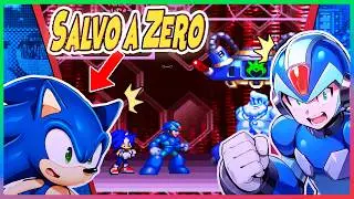 ¿Que Pasaria si Sonic Viajara al MUNDO de Megaman X? | Historia Oculta