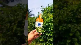 Indian flag on leaf #trending#video#shorts#short#ytshorts#leaf#indianflag#indian#india