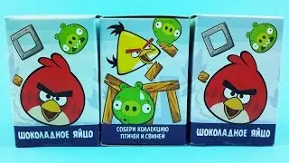 Angry Birds Surprise Eggs Unboxing - Corporal Pig, Blue Bird, Red Bird - Angry Birds Toys