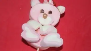 Cómo hacer una piruleta o paleta de osita con bombones o nubes.