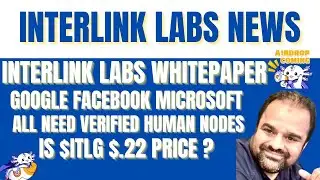 INTERLINK LABS BIG UPDATE | GOOGLE META\FACEBOOK MIOCROSOFT ALL NEED HUMAN DATA TO USE ON AI |