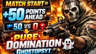 Match Start = 50 Points Ahead 🔥 | Pure DOMINATION 💣 | GHOSTOPSYT 👻