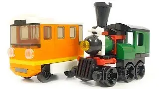 Sluban builder M38-B0598A M38-B0598B Steam Train and Mini Train