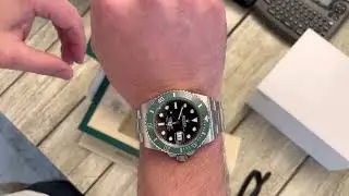 Unboxing my first ROLEX 2022 submariner! (Kermit)