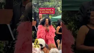 DIANA ROSS 81 & HAVING FUN 🤩 #dianaross #music