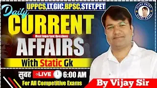 18 August Current Affairs  153th Episode🥳 In Hindi |  Current Affairs By Vijay Sir