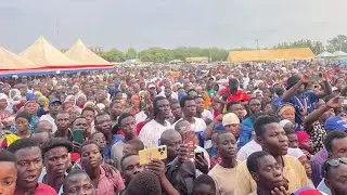 Banda goes crazy as Bawumia gets 'mad' crowd during campaign tour to win votes