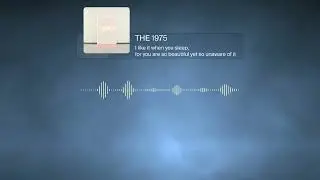 The 1975 - I like it when you sleep, for you are so beautiful yet so unaware of it【Visualiser】