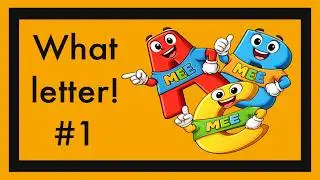 Lesson #4 letter recognition test #1
