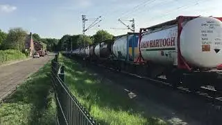 Tanktainer Freight Train at Venlo the Netherlands 9.5.2022