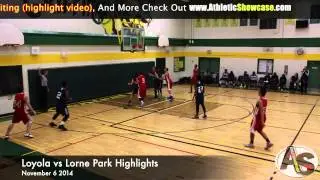 Athletic Showcase Presents: Lorne Park VS Loyola Highlights- November 6 2014