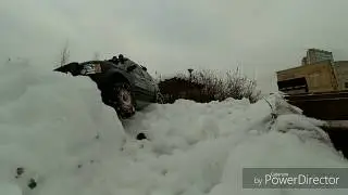 Rc 1/6 scale crawl and ice drift Land Rover Discovery 3