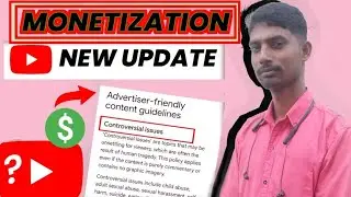 YouTube Monetization Update Advertiser-friendly content guidelines Policy #monetization #youtube