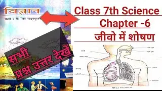 Class 7 science | अध्याय 6 जीवो में श्वसन | सभी प्रश्नन उत्तर&zwnj; | science class 7th chapter 6