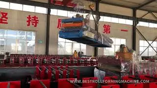 PBU Roof sheet roll forming machine ship to US | U panel roll forming machine ship