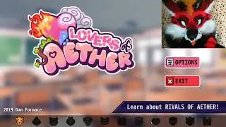 Hyp plays a FURRY DATING GAME [Lovers of Aether] in fursuit (1/2)