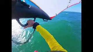 Wingfoiling at the beautiful Miami