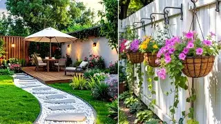 Creative Modern Wall Hanging Plants and Backyard landscaping Garden Decor Ideas 2026