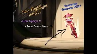 【OverWatch】 Summer Games 2017 | Voice lines, sprays & Highlight intros !