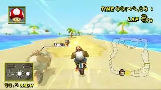 【MKW WR】 GBA Shy Guy Beach (No Glitch) - 1:21.363 - Kasey