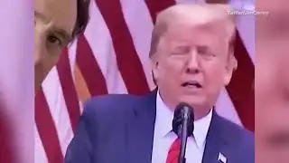 Jim Carrey coughs on Donald Trump